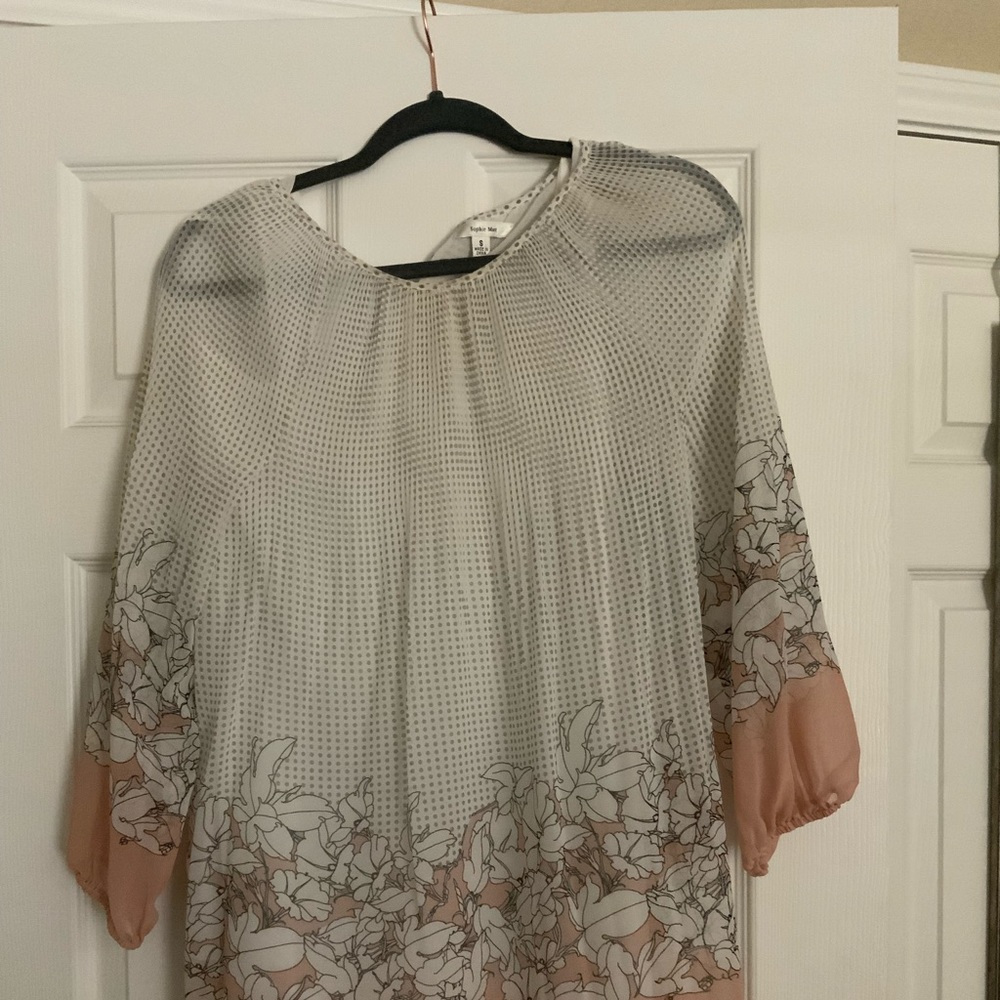 Long-sleeve top by Sophie Max, Small, never worn.